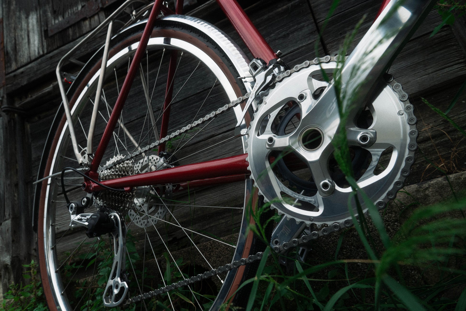 Vélo Ritchey Montebello monté par Musette Bordeaux – GRX Silver, roues Velo Orange, pneus Pirelli Cinturato Allroad – photo 7