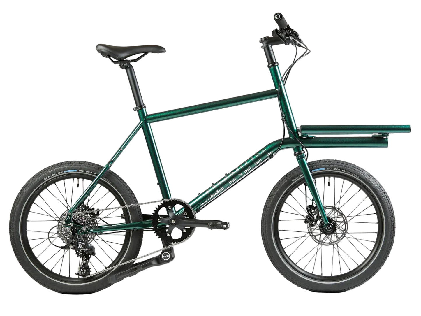 Vélo cargo Omnium Nano compact roues 20 pouces – charge 125 kg, maniable en ville