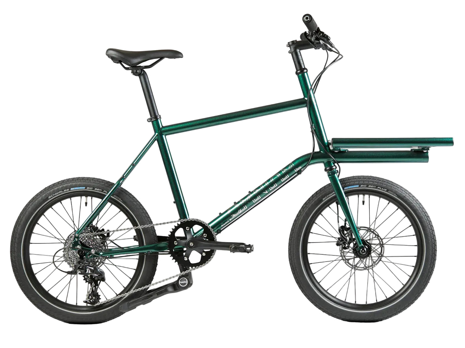 Vélo cargo Omnium Nano compact roues 20 pouces – charge 125 kg, maniable en ville